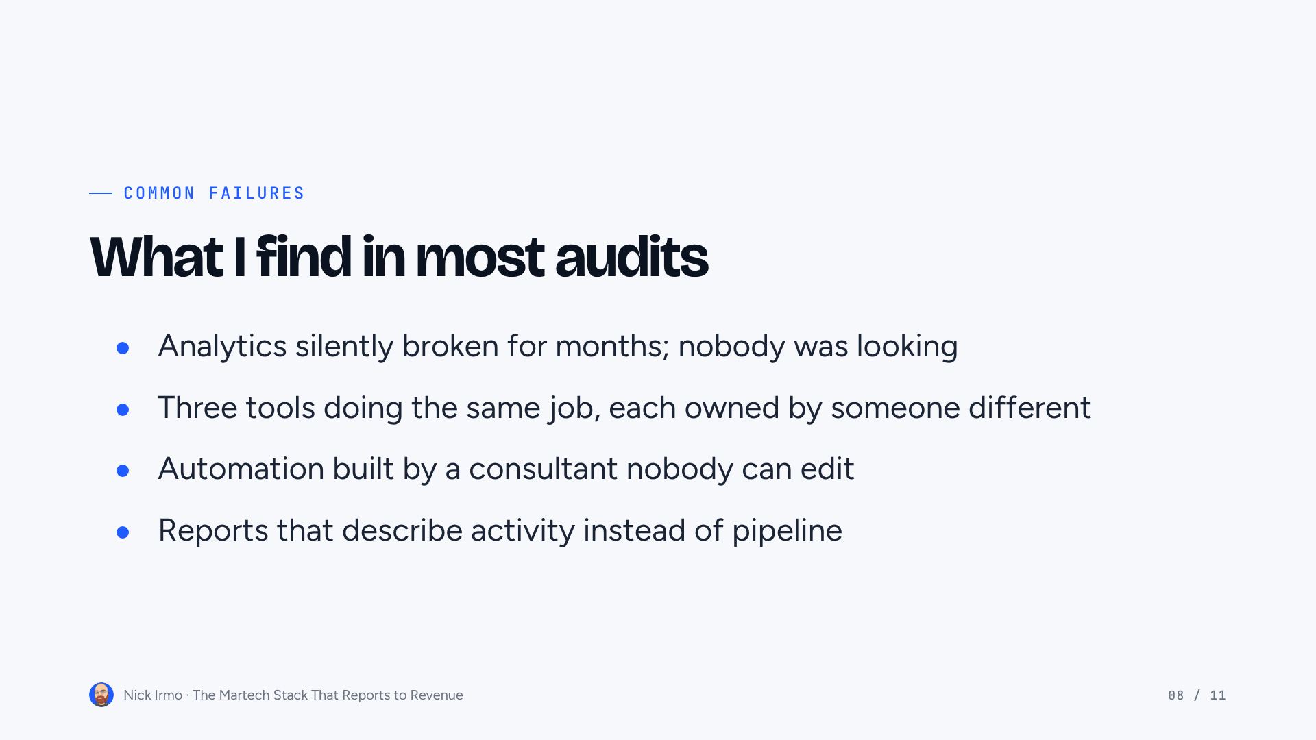 Slide 8 of The Martech Stack That Reports to Revenue